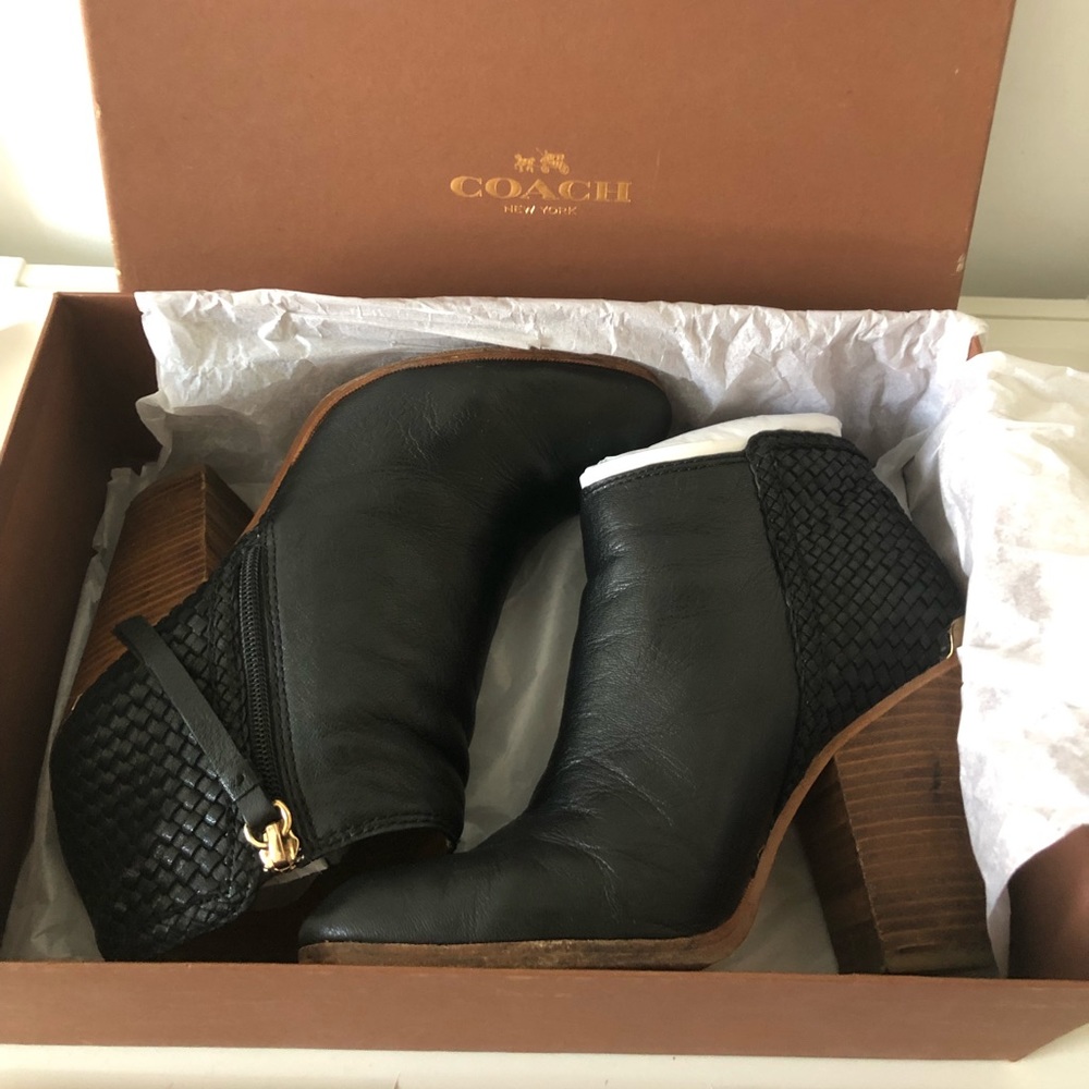Coach black shoes